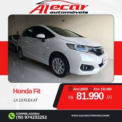 HONDA FIT 1.5 LX 16V FLEX 4P AUTOMÁTICO